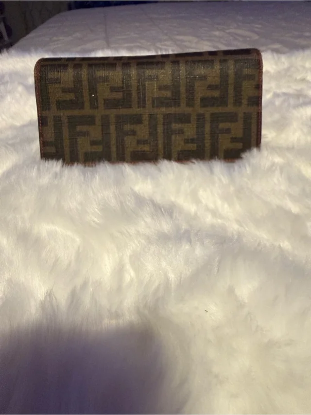 Fendi Monogram Zucca Continental Wallet In Brown And Black in brown|red Canvas from Poshmark