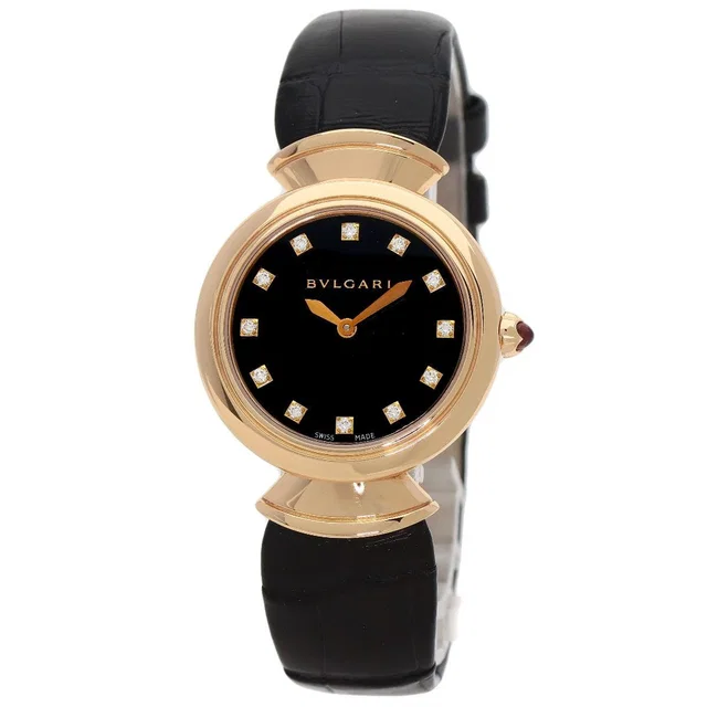 Bvlgari Diva's Dream Watch 18K Pink Gold Leather in Pink Leather from The Reluxe