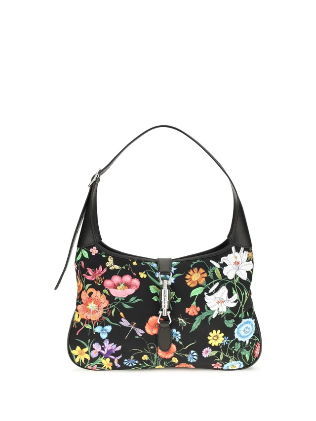 Gucci Jackie 1961 Shoulder Bag — Black Nylon in Black Nylon from HEWI
