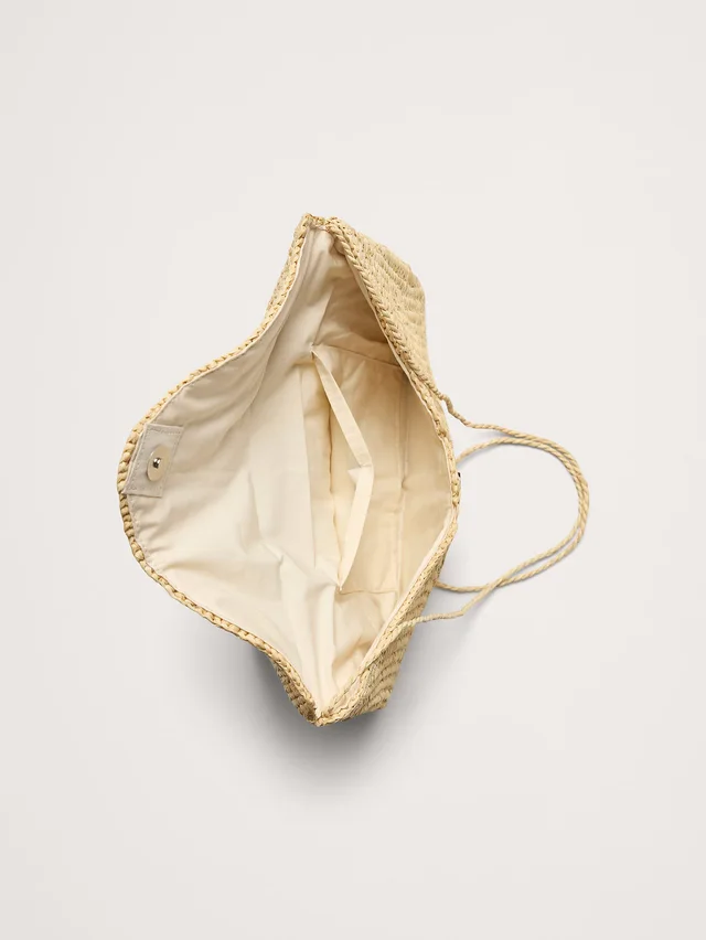 Banana Republic Emmie Raffia Envelope Clutch by Hat Attack in Natural, photo 4 of 5 from Banana Republic (US)