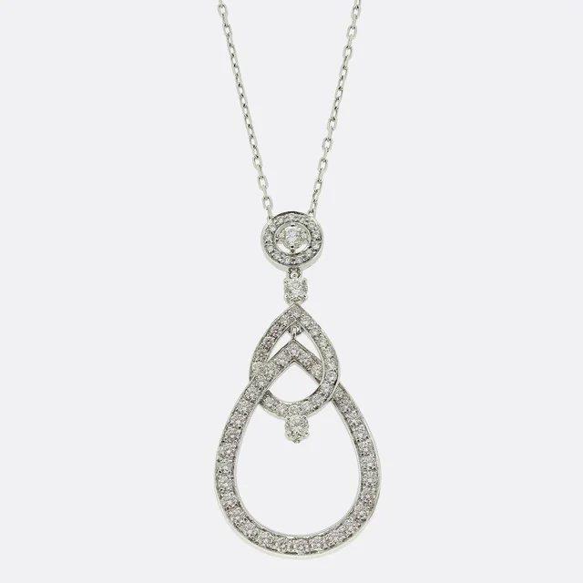 Boucheron Ava Mobile Diamond Waterdrop Necklace from The Vintage Jeweller