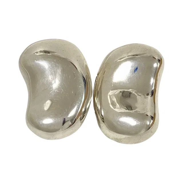 Tiffany & Co. 925 Bean Earrings Silver in Silver from The Reluxe