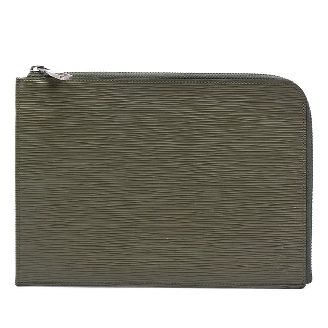 Brown Louis Vuitton Epi Pochette Jour PM Clutch Bag in Brown Leather from Designer Revival