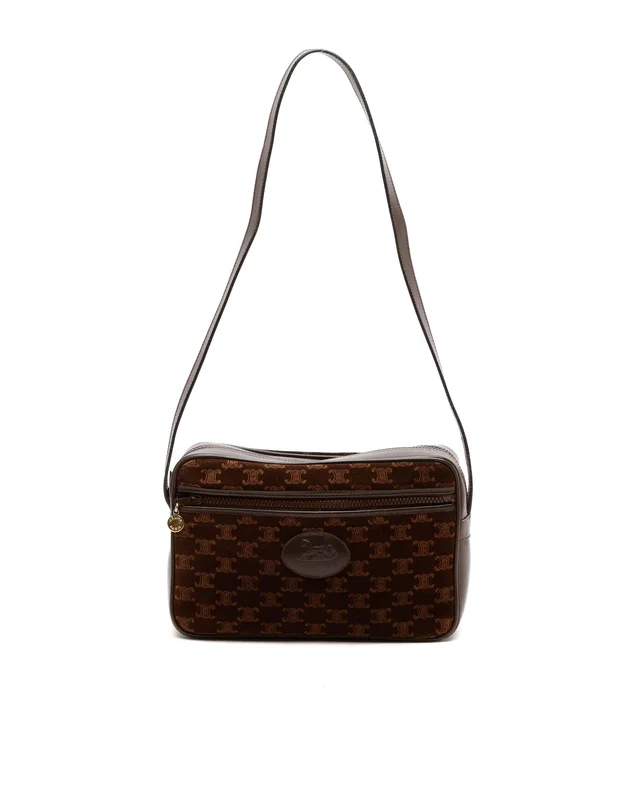 Celine Suede Bag in Suede from A Retro Tale