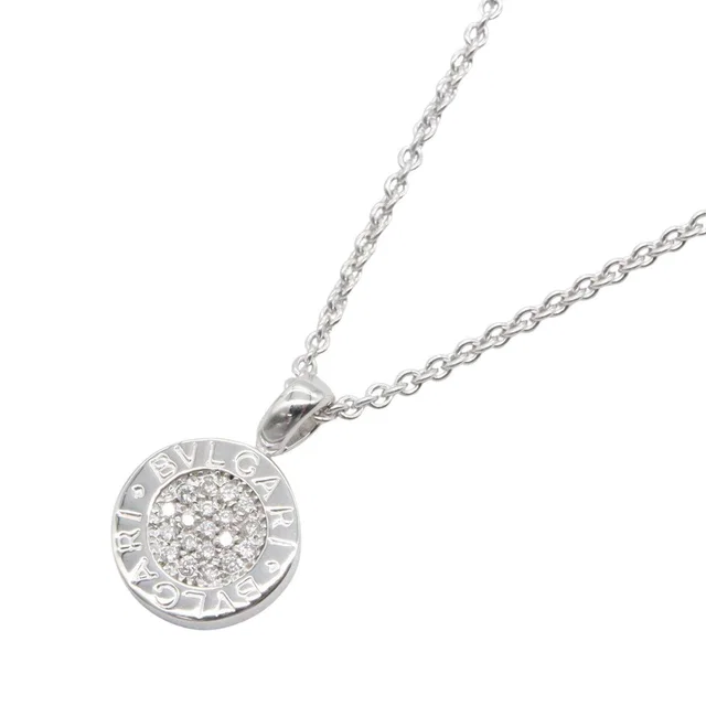 Bvlgari Bvlgari Au750 White Gold Diamond Necklace in White from LuxUness