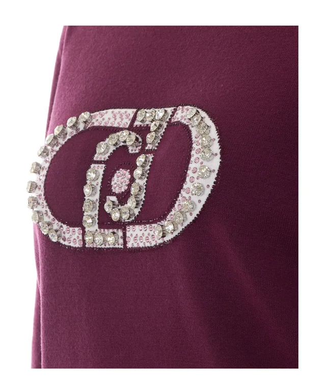 Liu Jo Crystal Logo Crewneck Sweater, photo 3 of 4 from SENSER