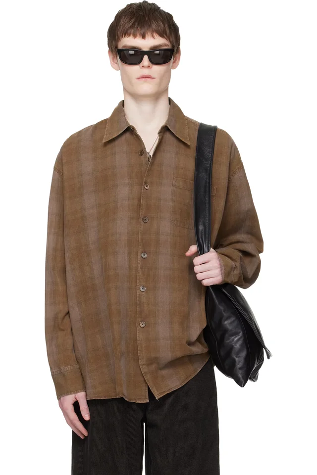 Brown Borrowed Shirt