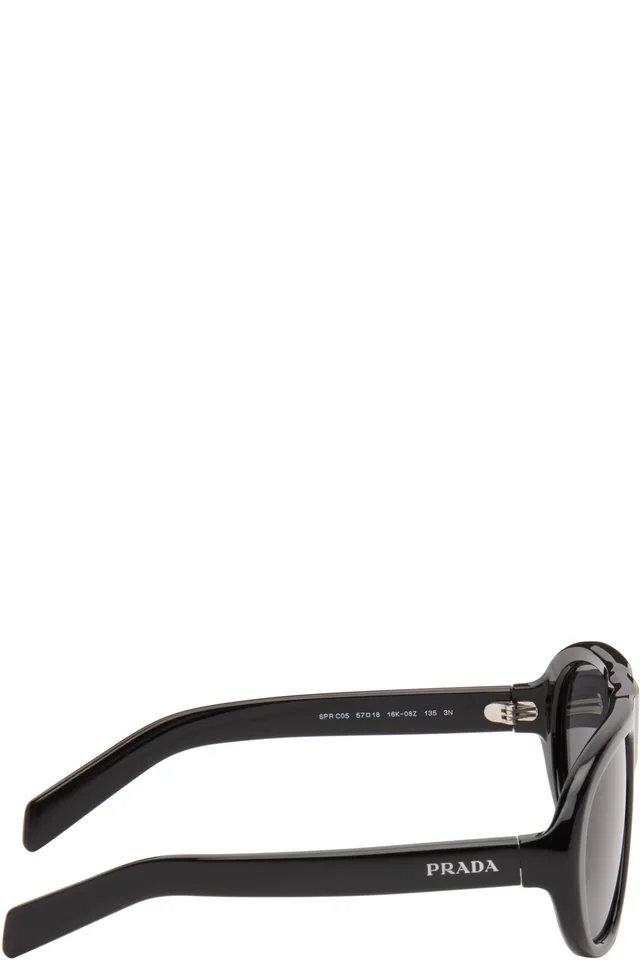 Black 'Prada Eyewear Collection' Sunglasses, photo 2 of 4 from SSENSE