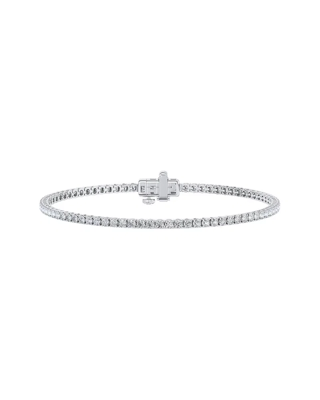 Lab Grown Diamonds 14K Gold 3.00 ct. tw. Lab-Grown Diamond Tennis Bracelet, image 1 of 1 from Gilt