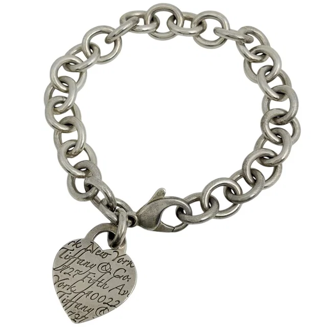 Tiffany & Co. Bracelet Return to Heart Tag 925 Sterling Silver in Silver from The Reluxe