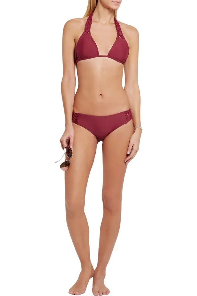 Mikoh Italia Macramé-Paneled Bikini Briefs, photo 2 of 5 from THE OUTNET