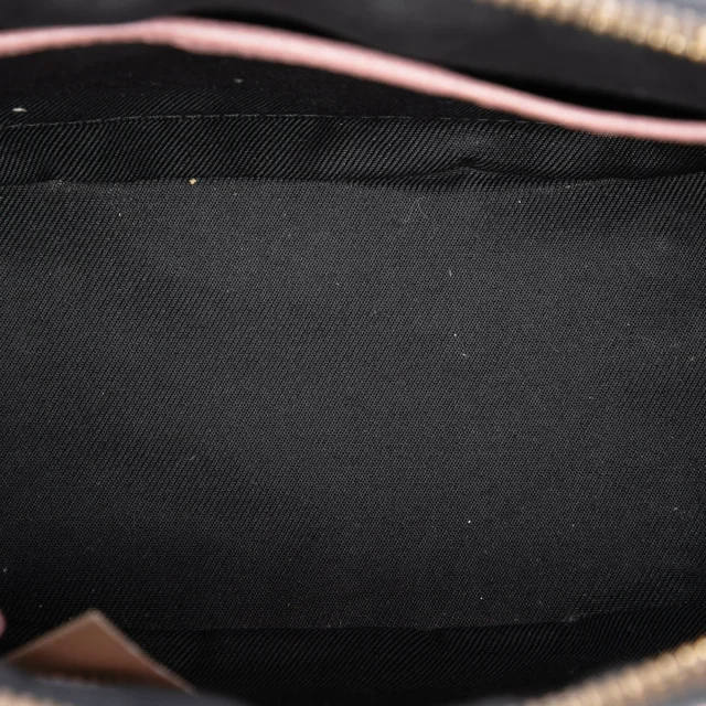 Beige Burberry Small Haymarket Check Nylon Orchard Bowling Bag Satchel in Beige Nylon from Designer Revival, photo 4 of 6