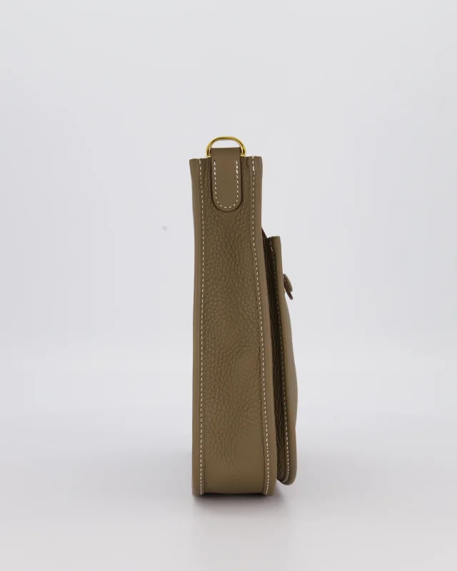 Hermès Evelyne III 23 Bag in Taupe Clemence leather from Sellier, photo 9 of 19