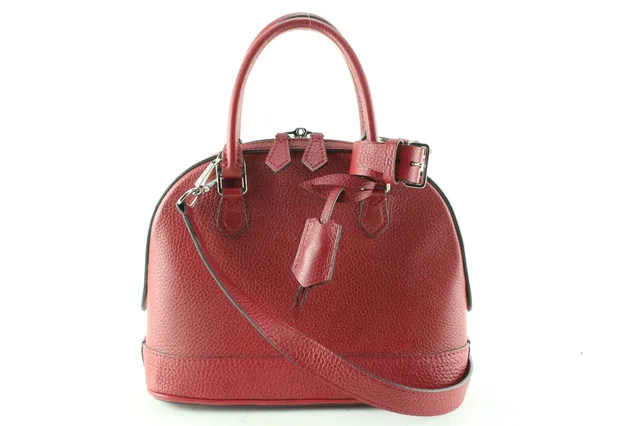 Louis Vuitton Red Taurillon Leather Alma PPM in Red Leather from Bagriculture