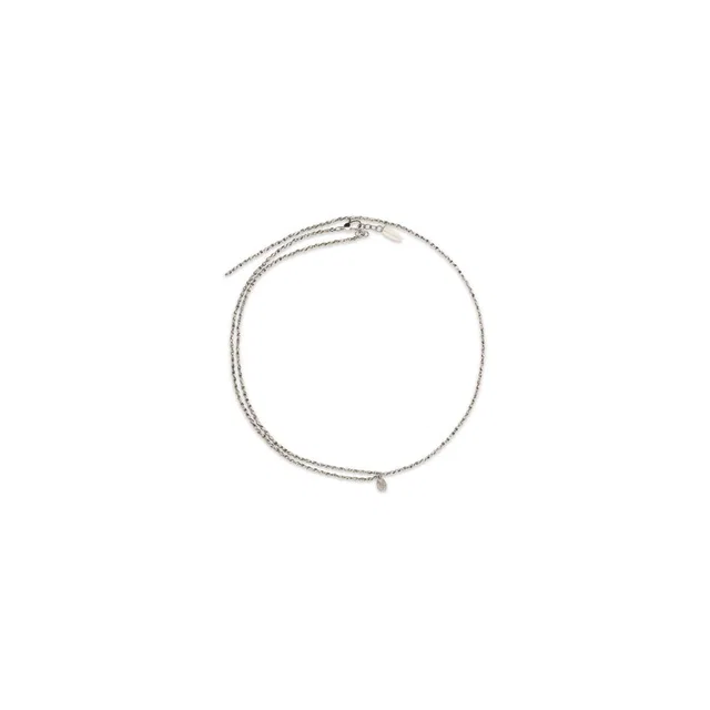 Brunello Cucinelli Silver Metal Necklace in Silver from HEWI