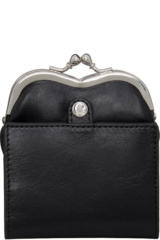 Vivienne Westwood Black Heart Frame Wallet, photo 2 of 3 from SSENSE