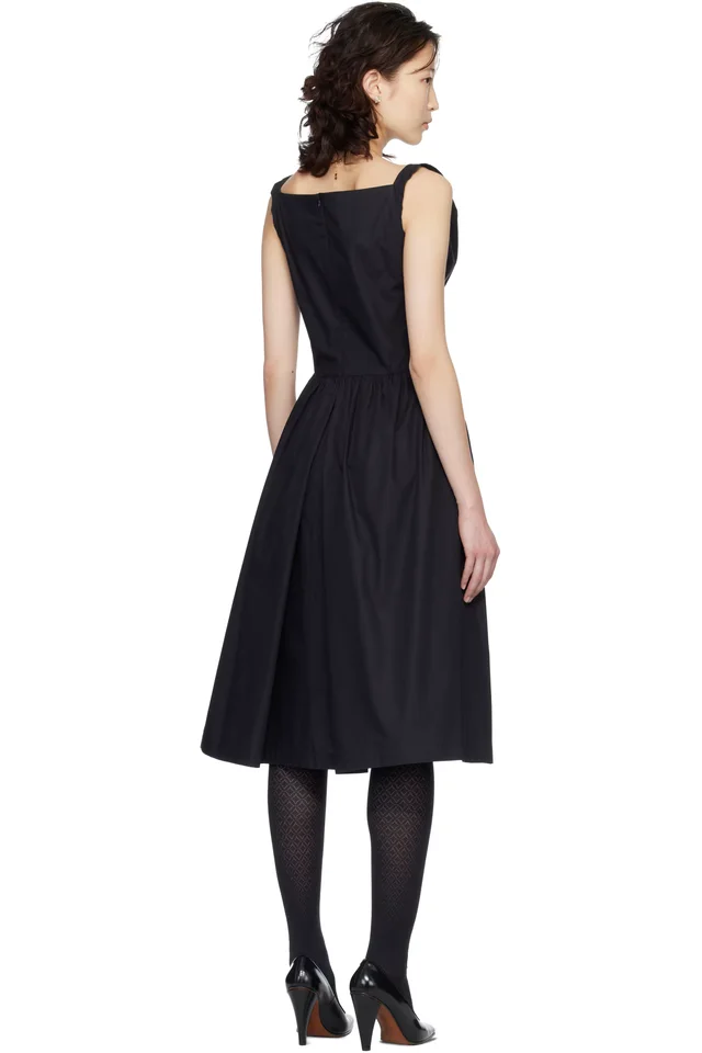 Vivienne Westwood Black Sunday Midi Dress, photo 3 of 4 from SSENSE