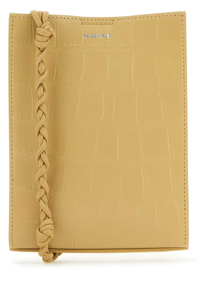 Jil Sander Shoulder Bag — Beige in Beige Calfskin from HEWI