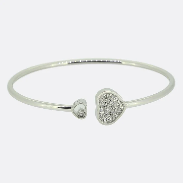 Chopard Happy Hearts Diamond Bangle from The Vintage Jeweller