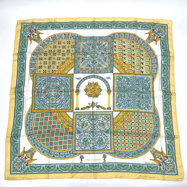 Hermès Scarf Carre 90 Ciels Byzantins Byzantine Sky Silk Multicolor in Multicolor Silk from The Reluxe
