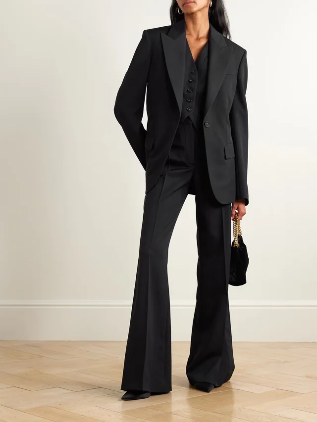 STELLA MCCARTNEY Twill blazer in Black, photo 2 of 2 from NET-A-PORTER (Canada)