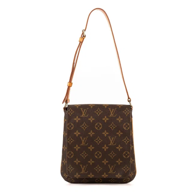 Louis Vuitton Musette Salsa Brown Monogram Canvas in Brown Coated canvas from The Reluxe