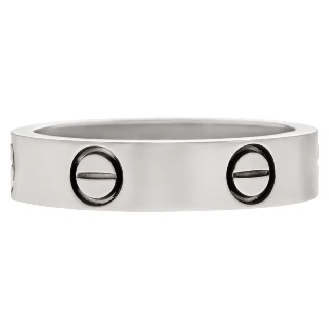 Cartier LOVE ring in White White Gold from Gray And Sons