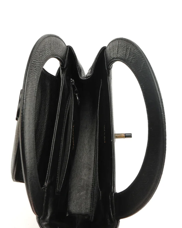 Chanel Caviar Kelly Handle Bag in Caviar leather from A Retro Tale, photo 6 of 8