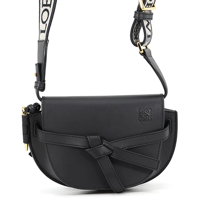 Loewe Gate Dual Shoulder Bag BlackA650N46X13 1100 Leather Size Mini in Leather from GALLERY RARE