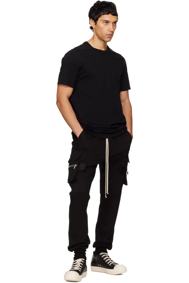 Rick Owens Black Temple Level T-shirt, photo 4 of 4 from SSENSE