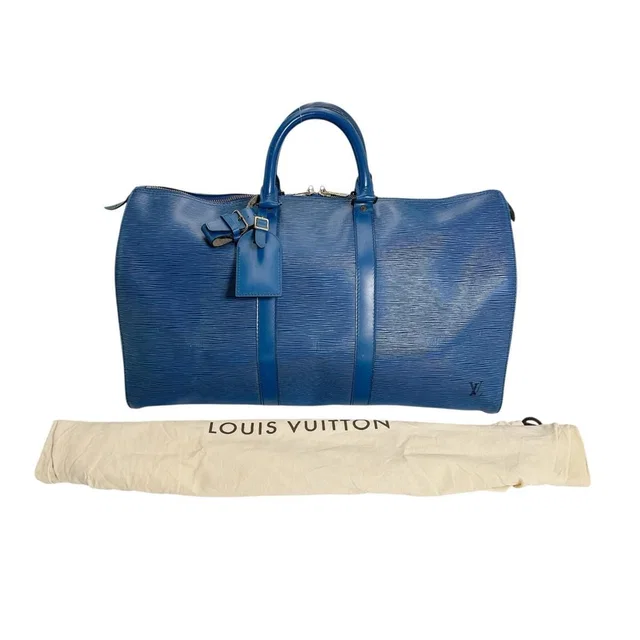 Louis Vuitton Epi Travel Bag Keepall 45 in Leather from The Reluxe