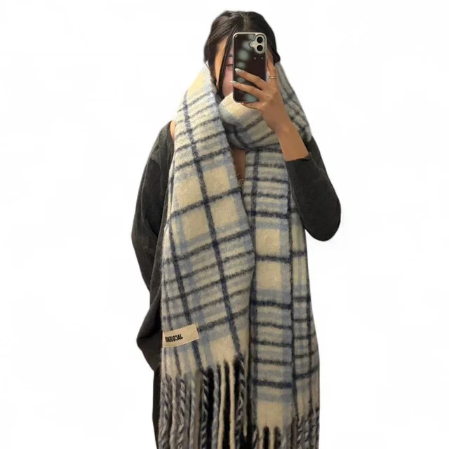 Jacquemus Women's Scarf - Multi/Blue in multicolor|blue from Depop, photo 1 of 1