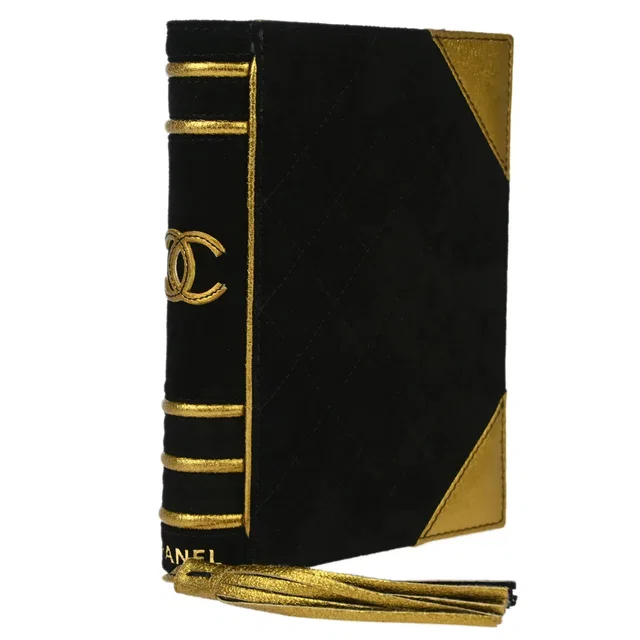 Chanel 2004 Bible CC Clutch Bag Limited Edition Minaudière in Black Lambskin from AMORE Vintage Tokyo