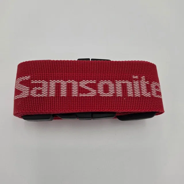 Samsonite Royal Traveller Easy Id Luggage Strap Red Adjustable Rt0008re 72 Inch in red Woven leather from Poshmark