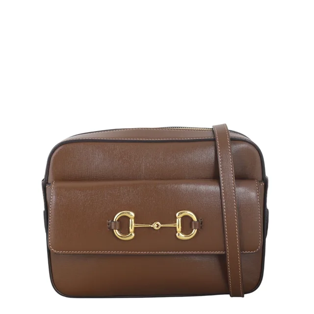 Gucci Horsebit 1955 Camera Bag Small in Leather from Luxe.It.Fwd