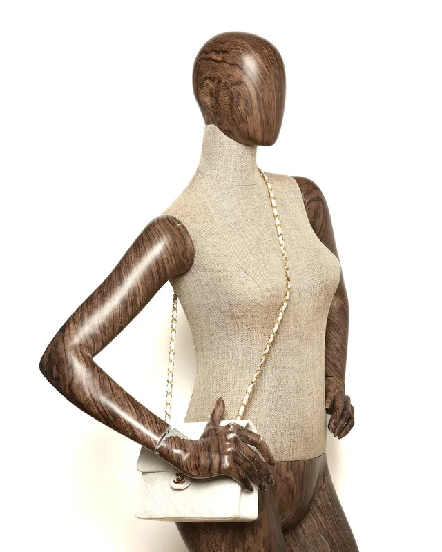 Chanel Classic Square Single Flap Bag in Woven leather from A Retro Tale, photo 12 of 12