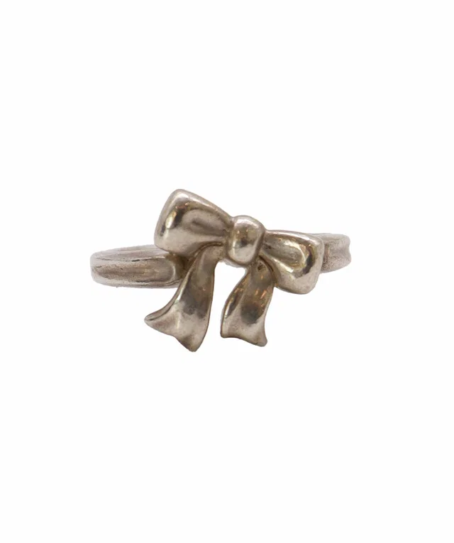 Tiffany & Co. Ribbon Ring Sterling Silver 925 in Silver Leather from Luxury Promise