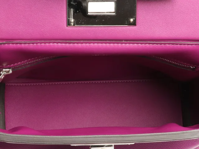 Hermès Mini Anemone Swift and Evercolor 24/ Bag in Swift leather from Ann's Fabulous Finds, photo 2 of 3