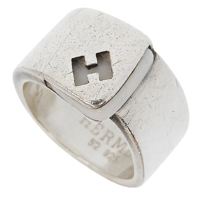 Hermès 925 Candy Ring #50 Silver in Silver from VINTAGE QOO TOKYO