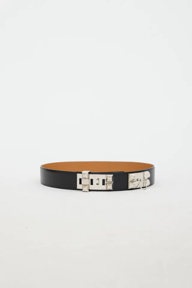 Hermès 2014 Leather Collier De Chien 50 Belt in Leather from VSP Consignment