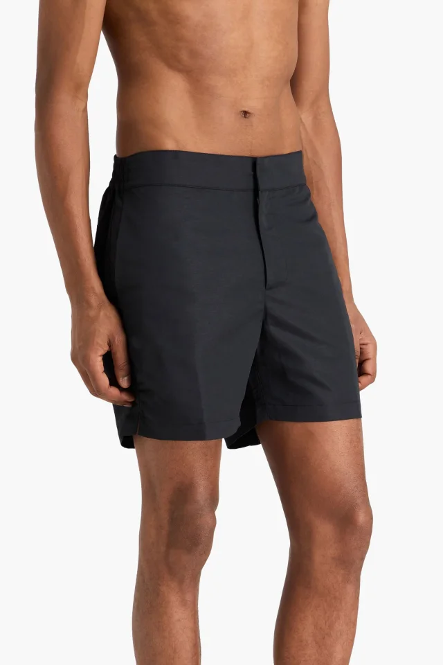 Frescobol Carioca Recycled Polyester Mid-Length Swim Shorts, photo 2 of 4 from THE OUTNET