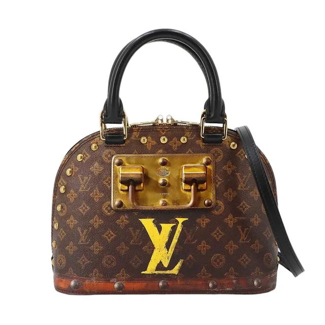 Louis Vuitton Monogram Alma BB Time Trunk Transformed 2-Way Bag in Coated canvas from The Reluxe