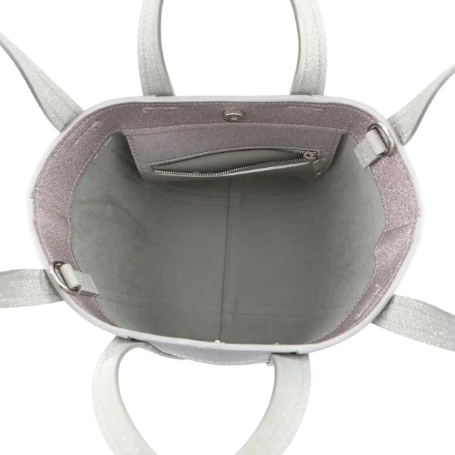 Balenciaga Everyday North South Silver/Pink672793 Leather Size XS in Silver Leather from GALLERY RARE, photo 6 of 15