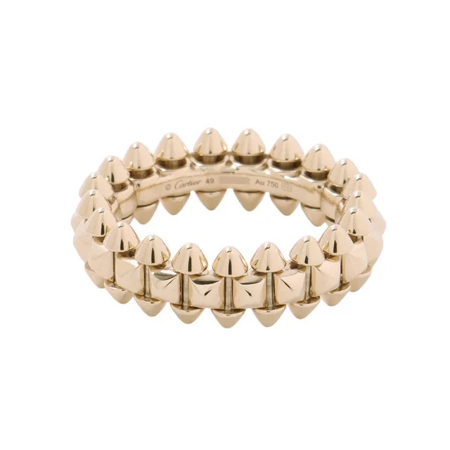 Cartier Crash Do Ring Size Small/49/#9B4238400 18K Yellow Gold in Yellow from GALLERY RARE