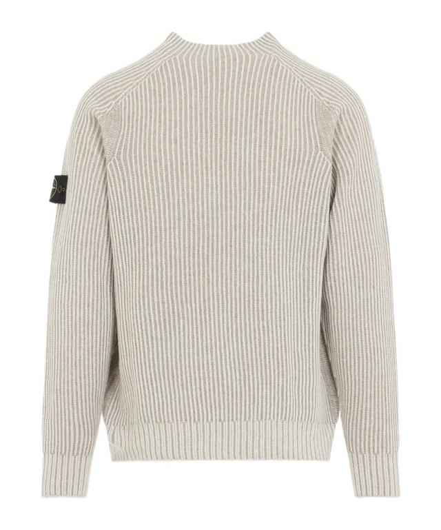 Stone Island Logo Patch Crewneck Jumper, photo 2 of 3 from SENSER