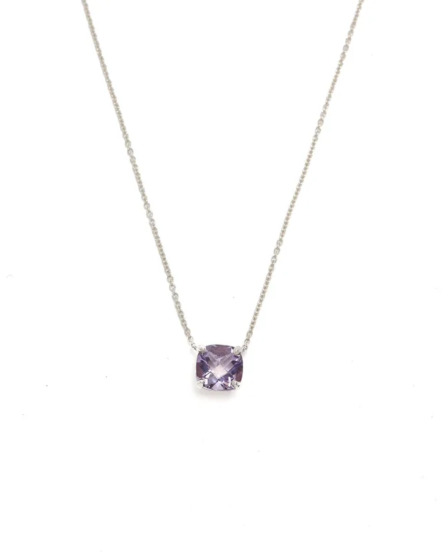 Tiffany & Co. Silver Amethyst Necklace in Purple from A Retro Tale