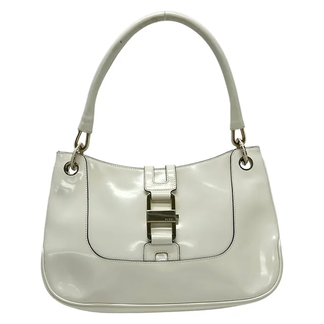 Gucci Handbag White Leather in White Leather from The Reluxe