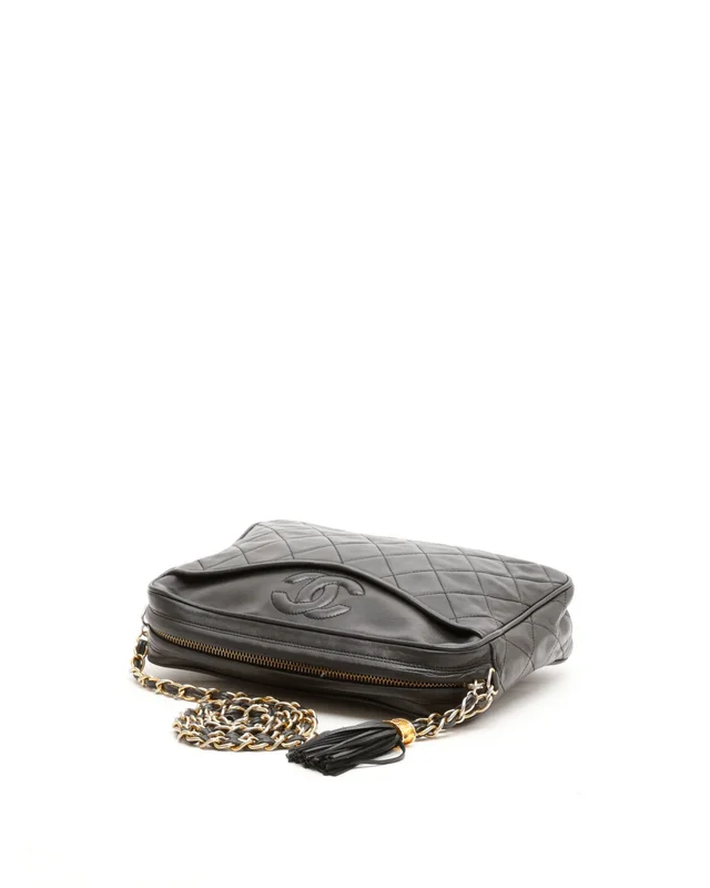 Chanel Lambskin Quilted CC Tassel Camera Bag in Lambskin from A Retro Tale, photo 5 of 10
