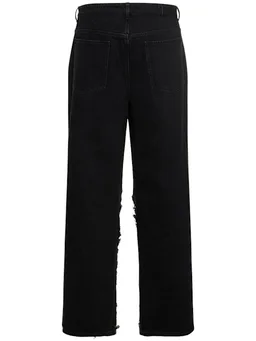 Dion Lee Wide-leg jeans with applied details in 100% Cotton, photo 4 of 9 from LUISAVIAROMA