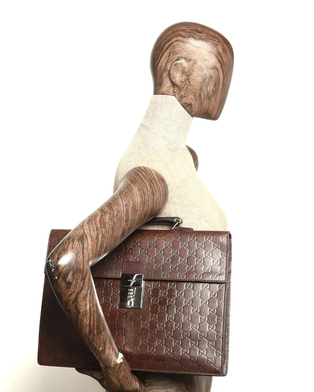 Gucci Guccissima Leather Business Bag in Leather from A Retro Tale, photo 9 of 9